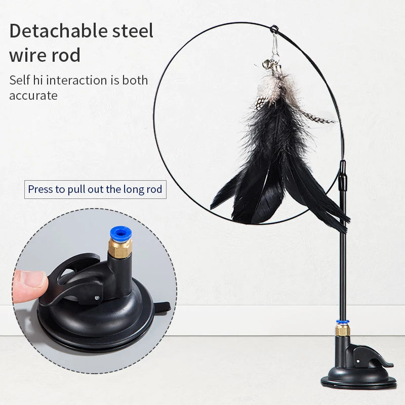 Cat Toy Handfree Stick