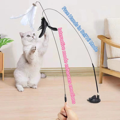 Cat Toy Handfree Stick