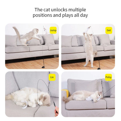Cat Toy Handfree Stick