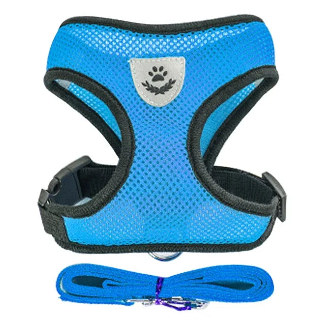 Adjustable Cat Harness and Leash Set