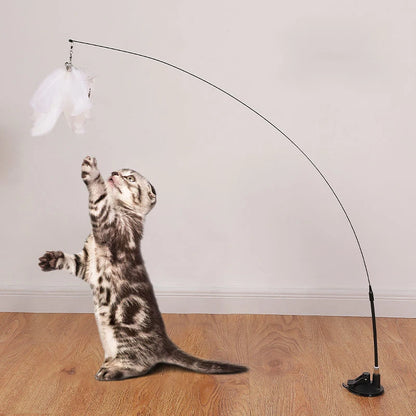 Cat Toy Handfree Stick