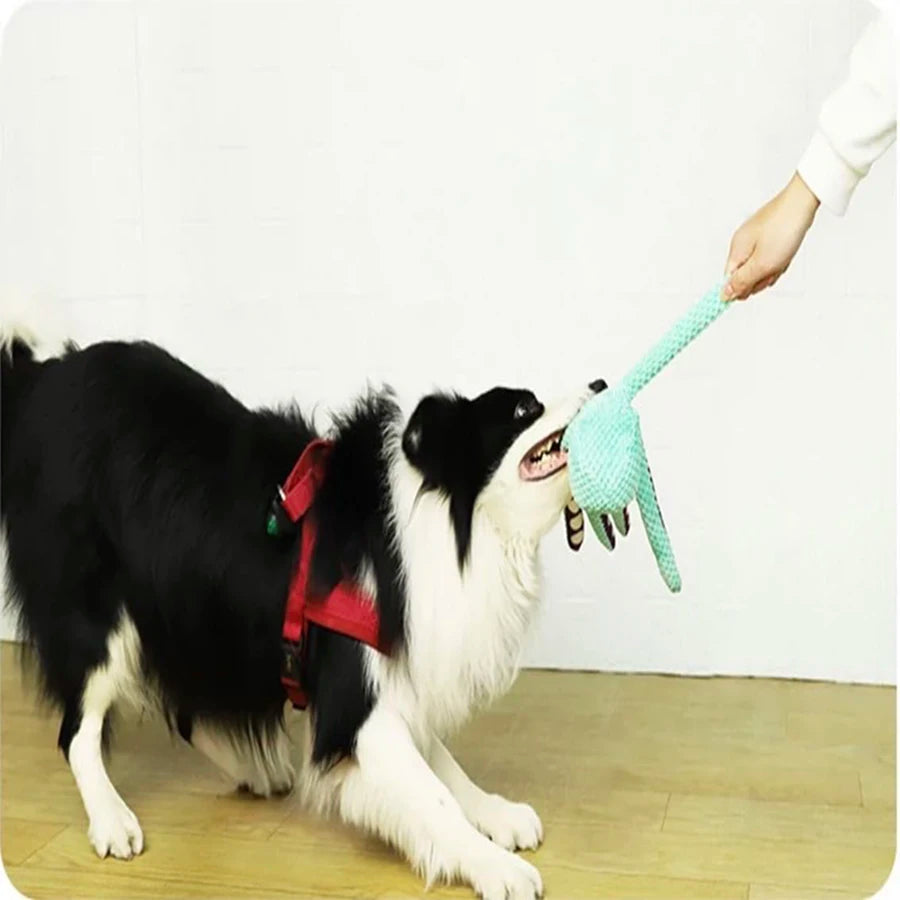 Pet Plush Octopus toy with Interactive Sound