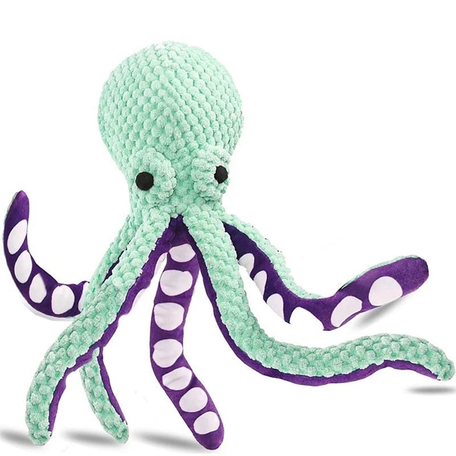 Pet Plush Octopus toy with Interactive Sound