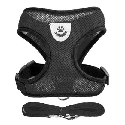 Adjustable Cat Harness and Leash Set