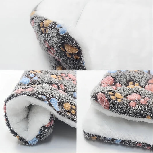 Flannel Thickened Pet Bed