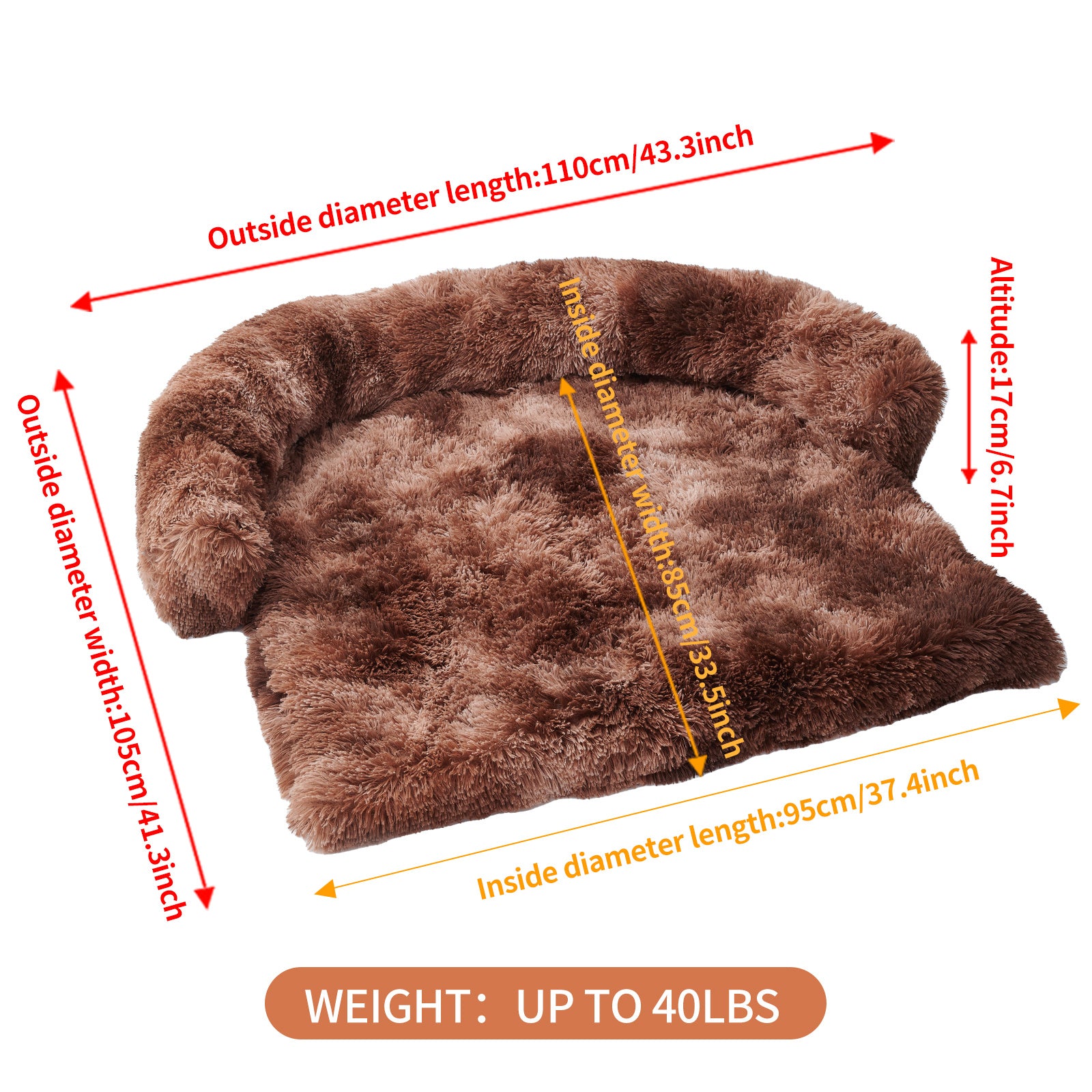 CozyCush™ Calming Plush Mat  - M