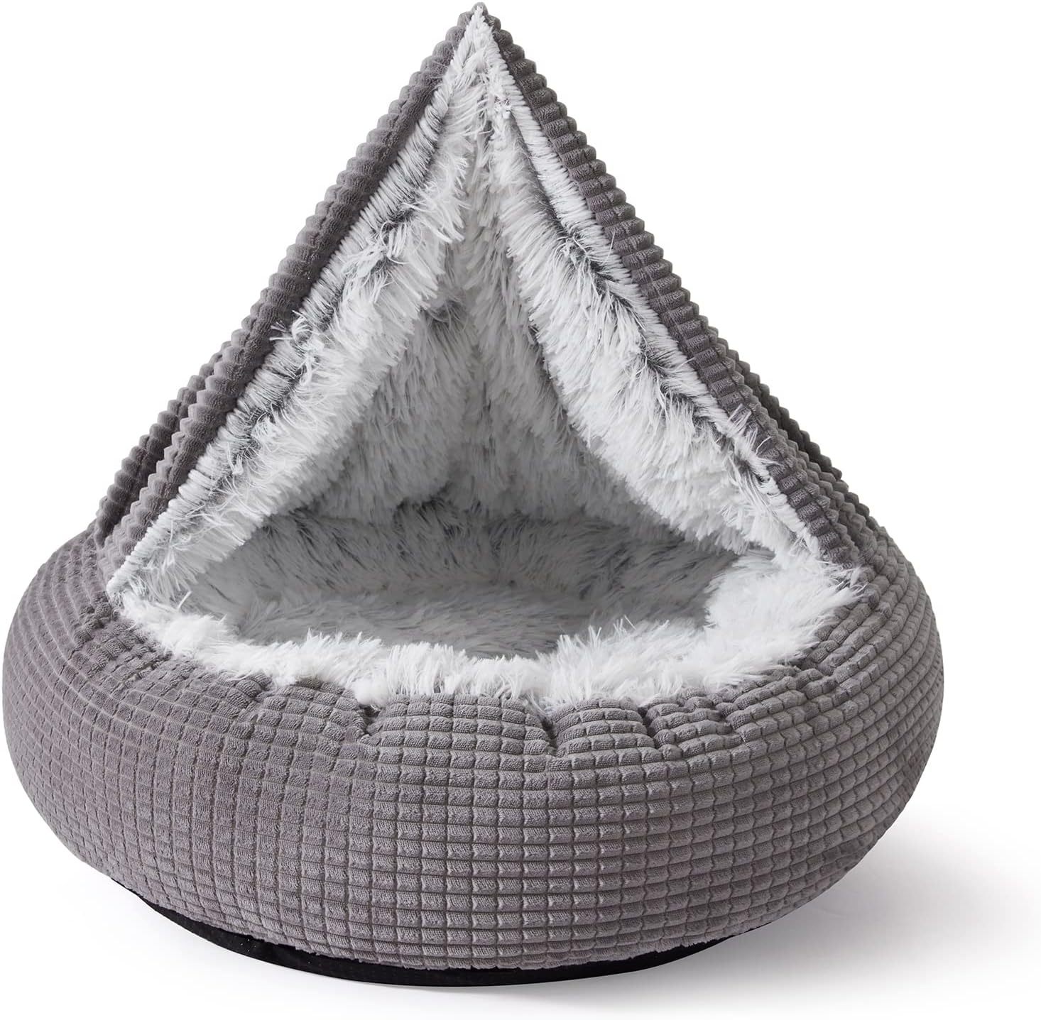 SereneShell™ Cave Hoodie Bed